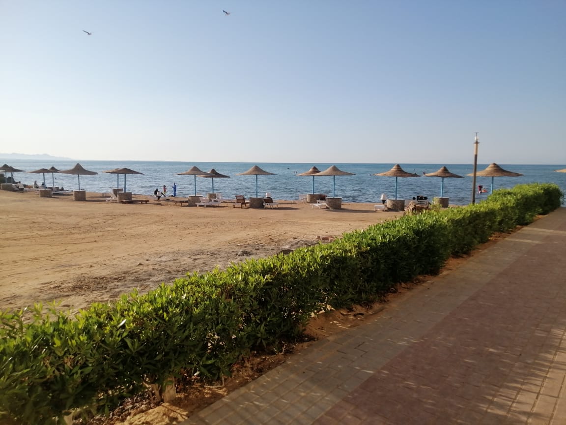 Sea view from the beachfront development in Hurghada
